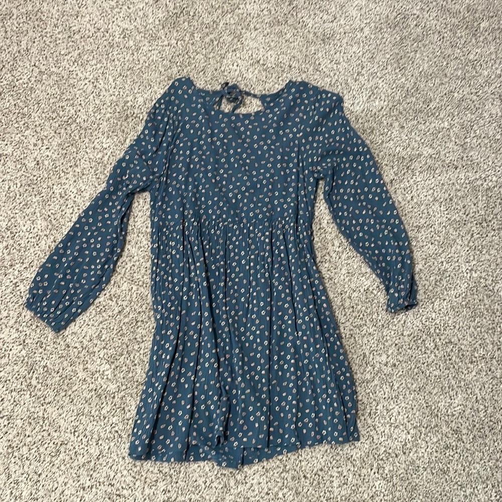 Blue flower print American Eagle dress